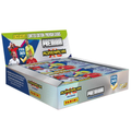 Collexstickers Panini Adrenalyn XL FIFA 365 2027 display with 10 premium packs of collectible trading cards
