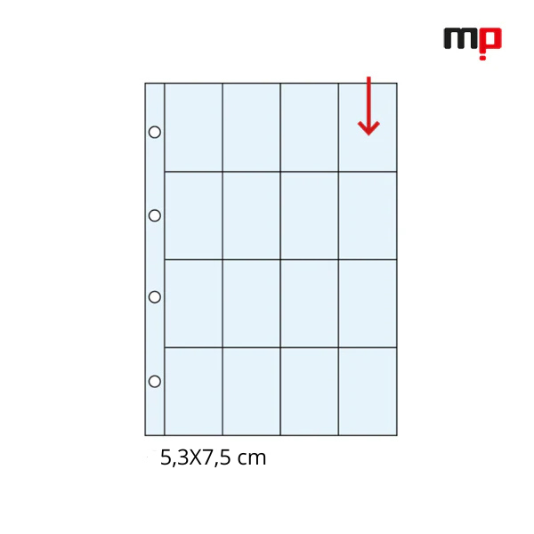 MasterPhil 16-Pocket Pages - 20 stuks