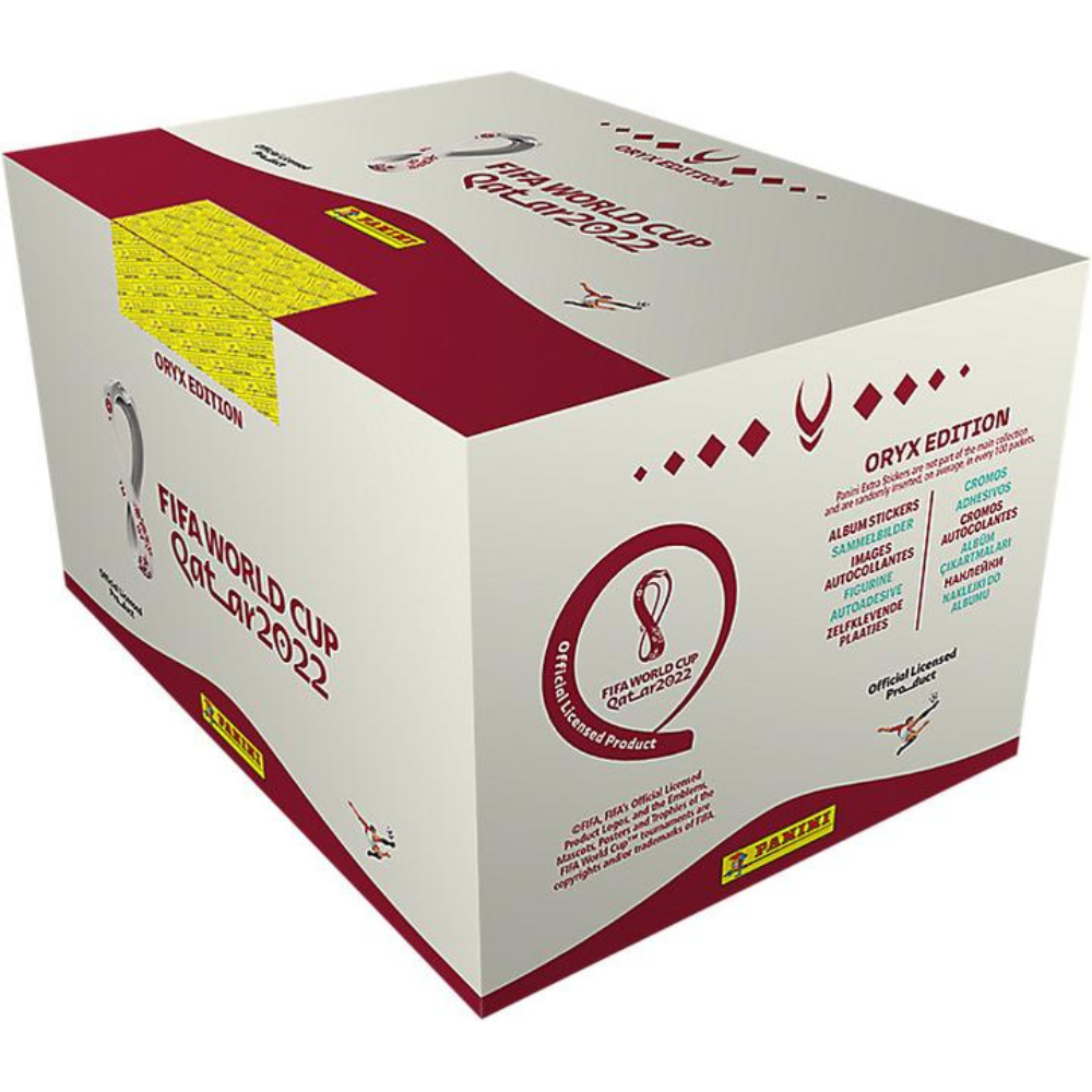 Panini World Cup 2022 Qatar Stickers - Display Met 100 Packs - Oryx Edition