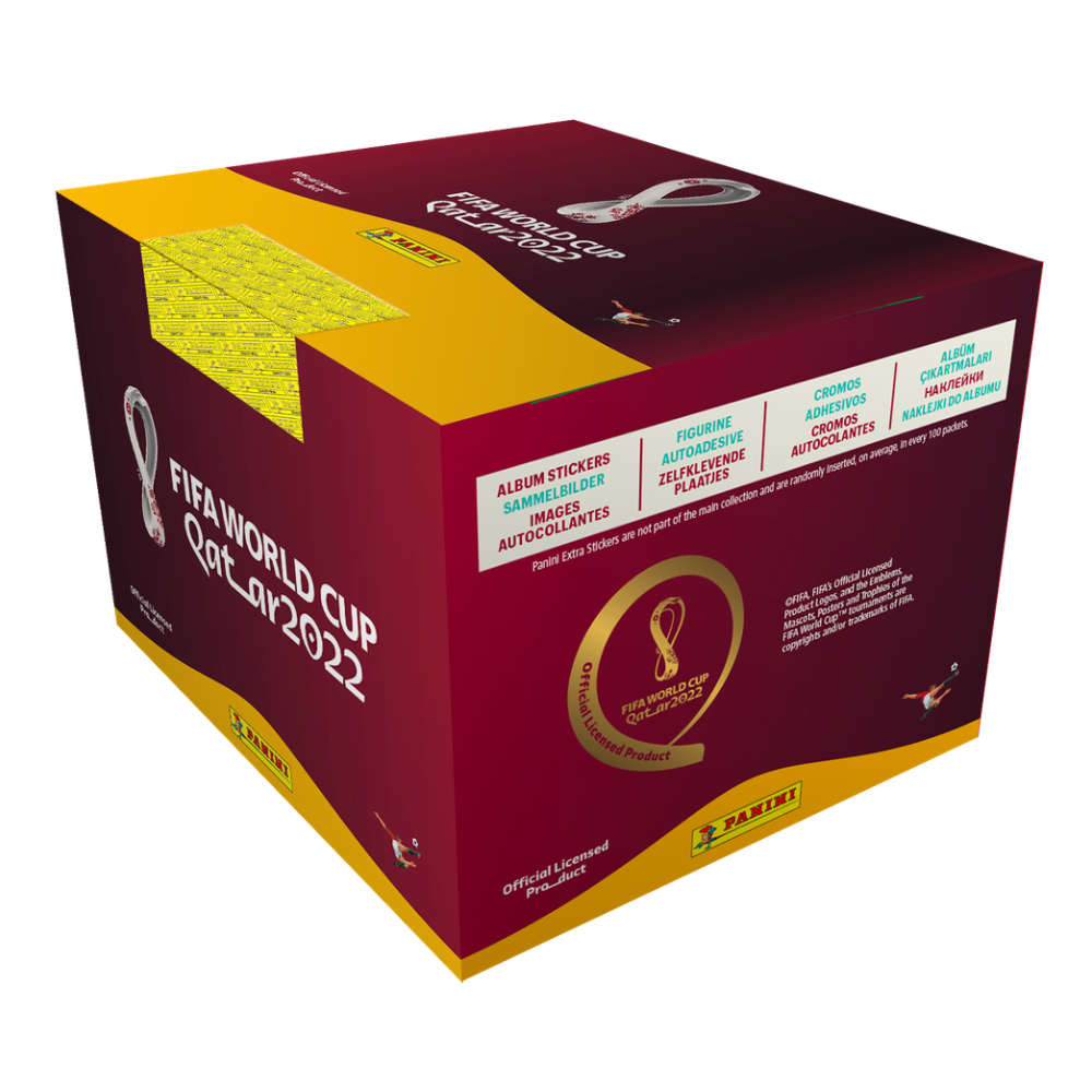 Panini World Cup Qatar 2022 Stickers - Display Met 104 packs - Orange Edition