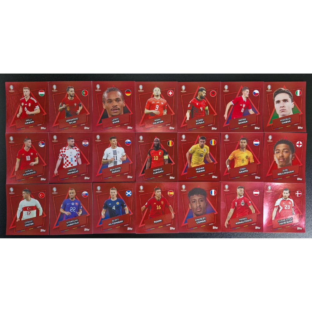 Topps Euro 2024 Stickers - Set SP Normaal - Swiss Edition