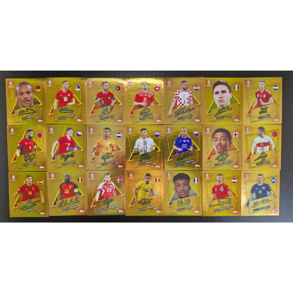 Topps Euro 2024 Stickers - Set SP Gesigneerd