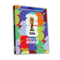 Panini World Cup 2026 stickers hardcover album by Collexstickers, featuring colorful World Cup-themed cover design.