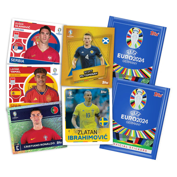 Topps Euro 2024 Stickers - 50 Packs