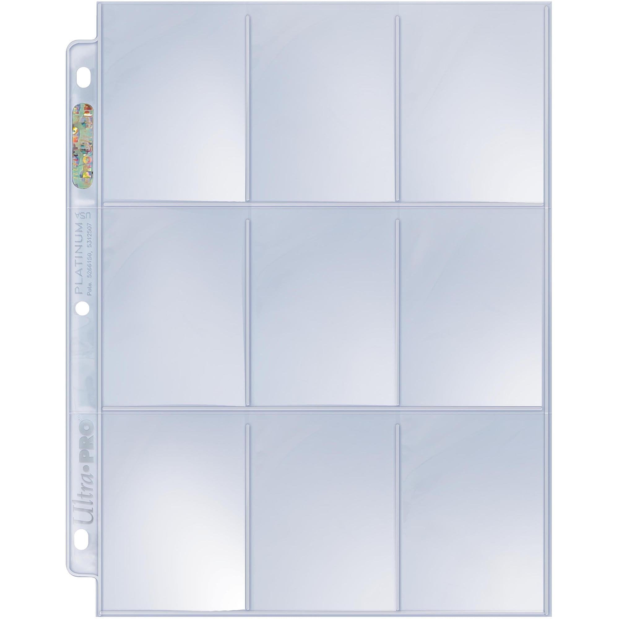 Ultra Pro 9-Pocket Pages Platinum Series - 100 stuks
