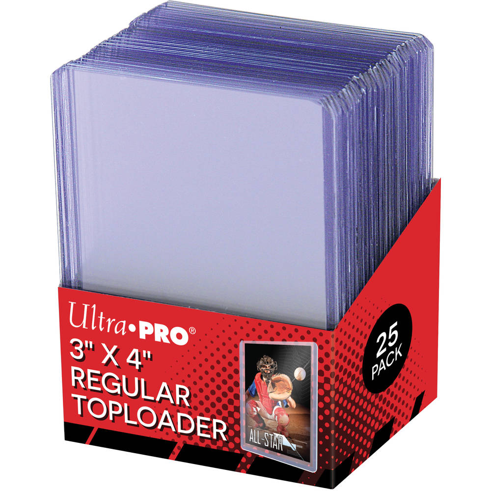 Ultra Pro 3" x 4" Regular Toploader - 25 stuks
