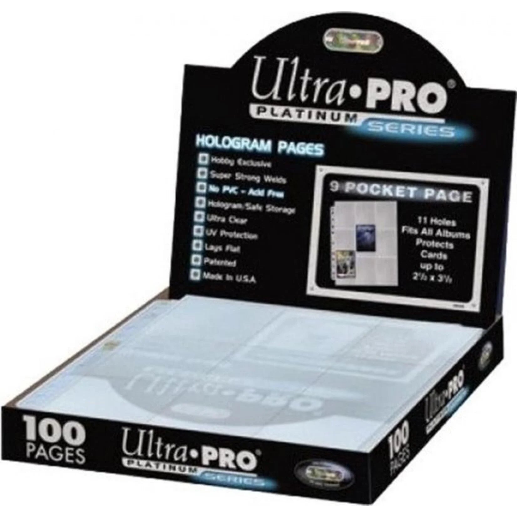 Ultra Pro 9-Pocket Pages Platinum Series - 100 stuks - Collexstickers